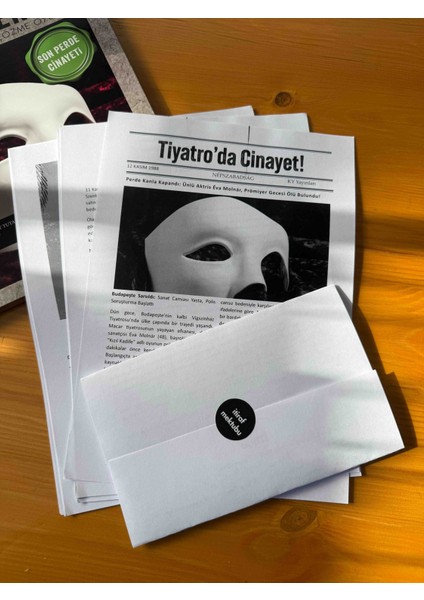 Dedektif Cinayet Çözme Oyunu – Son Perde Cinayeti (Tam Dosya Seti)