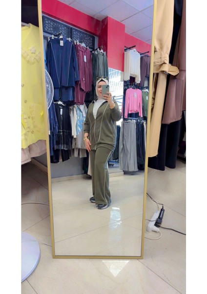 Yanları Çizgili Haki Renk Ikili Takım fiyatları