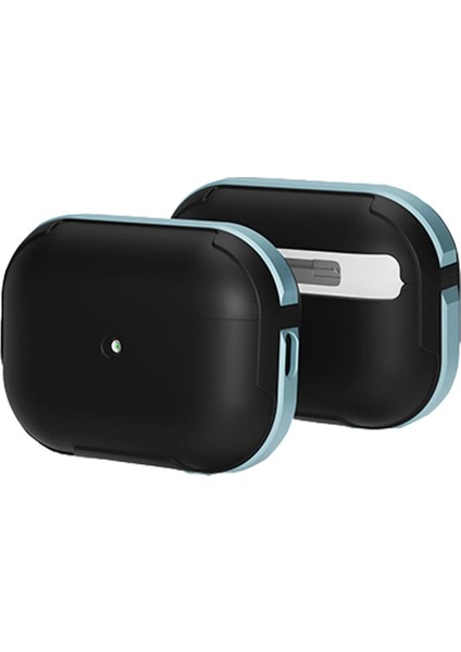 Airpods Pro 2 (2.nesil) Mo-A8 Armor Kılıf - Sierra BLUE-(5796)