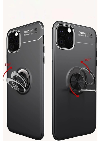 Buğz Iphone 11 Pro Max Kılıf Range Yüzüklü Silikon - Kırmızı fiyatları