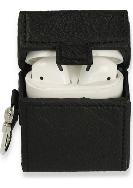 Buğz Airpods 2 (2.nesil) Deri Kılıf - Siyah fiyatları