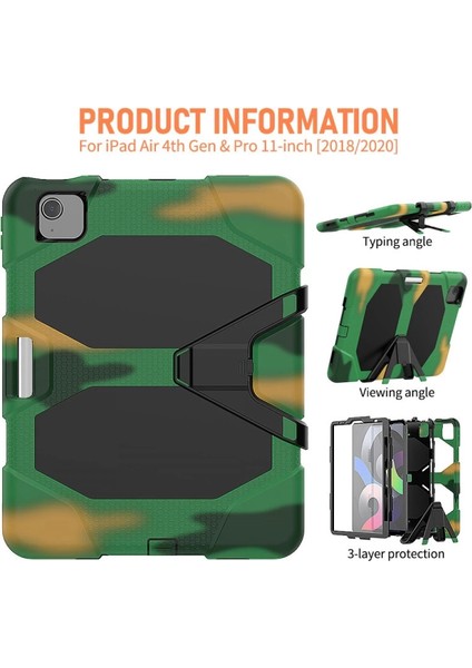 Buğz Ipad Pro 11 (2020) Kılıf Griffin Tablet Kapak - Kamuflaj fırsatları