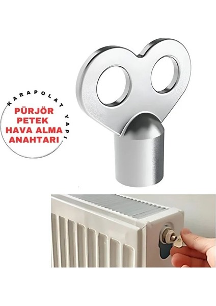 Petek Hava Alma Anahtarı Kalorifer Hava Alma Anahtarı Purjör