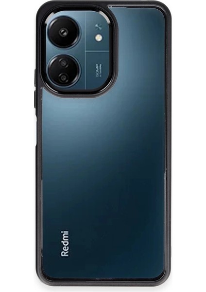 Buğz Newface Xiaomi Redmi 13C Kılıf Power Silikon - Siyah