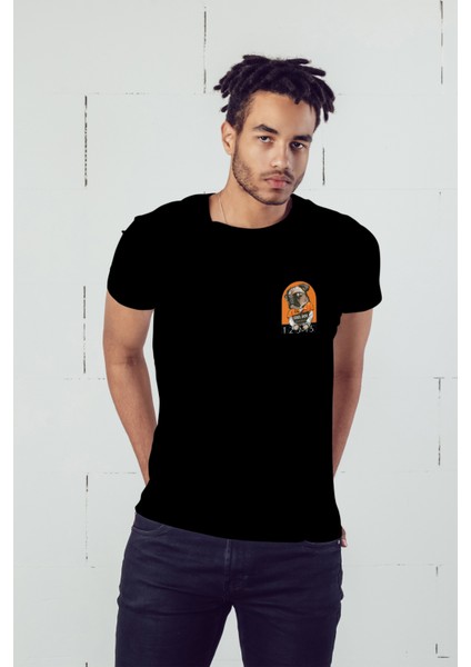 Cool Dog Baskılı Erkek Oversize T-Shirt