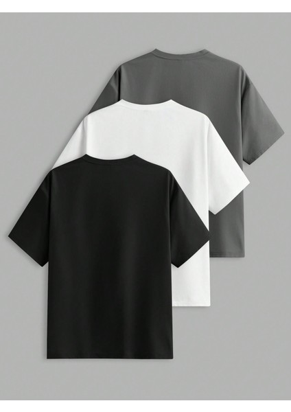 Kadın/erkek Unisex Oversize 3'lü T-Shirt fiyatları