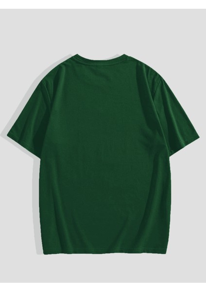 Erkek Oversize Gotil Desen Baskılı T-Shirt Rahat ve Şık Tasarım fiyatları