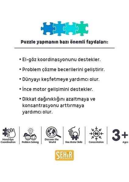 Mehmet 1000 Parça 2,2mm Kalınlık 48X68CM Profesyonel Hobi Puzzle Yapboz Serisi fiyatları