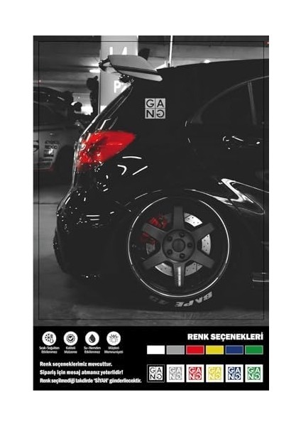 Gang Stıcker 20 x 20 cm fiyatları