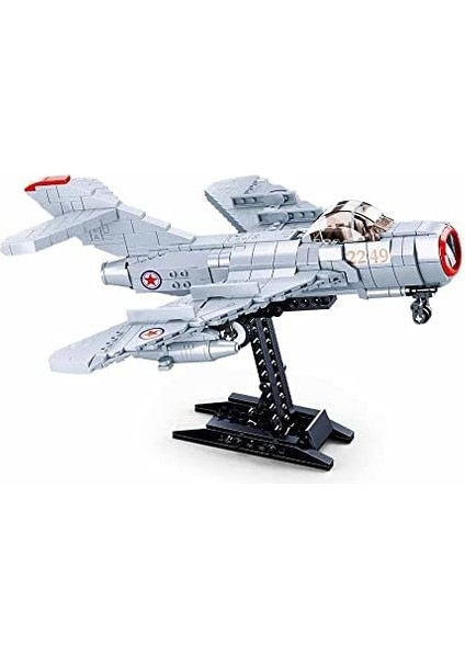 Model Bricks Mıg-15 Fighter Yapım Seti, 583 Parça modelleri