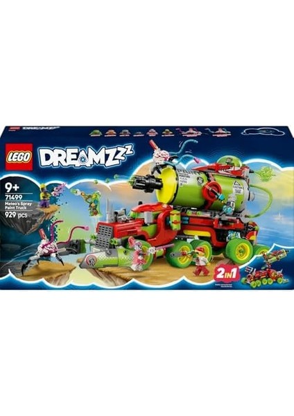 Mateo Nun Sprey Boya Kamyonu 71499-9 Yaş ve Üzeri Hayranı Çocuklar Için Interaktif Kamyon Içeren Yaratıcı Oyuncak Yapım Seti, Doğum Günü Hediyesi (929 Parça)