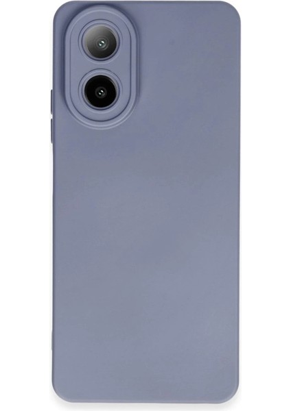 Buğz Newface Oppo A38 Kılıf Nano Içi Kadife Silikon - Gri