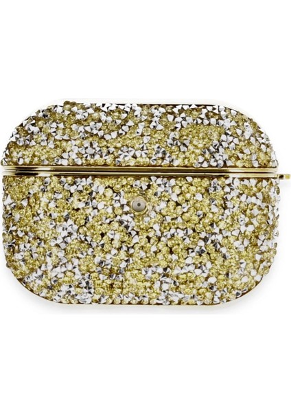 Buğz Newface Airpods Pro 2 (2.nesil) Luz Taşlı Kılıf - Gold fiyatları