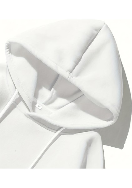 Erkek Kapüşonlu Blanca Sırt Baskılı Oversize Hoodie - Sokak Stili - Günlük Kombin fırsatları