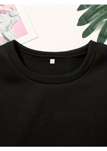 Unisex Milano Baskılı Oversize Sweatshirt - Günlük Kombin - Sokak Stili fırsatları