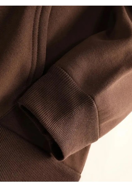 Unisex Boston Baskı Detaylı Oversize Kapüşonlu Sweatshirt Rahat ve Şık Tasarım modelleri