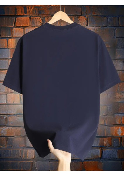Göktürk Baskılı Erkek Oversize T-Shirt modelleri