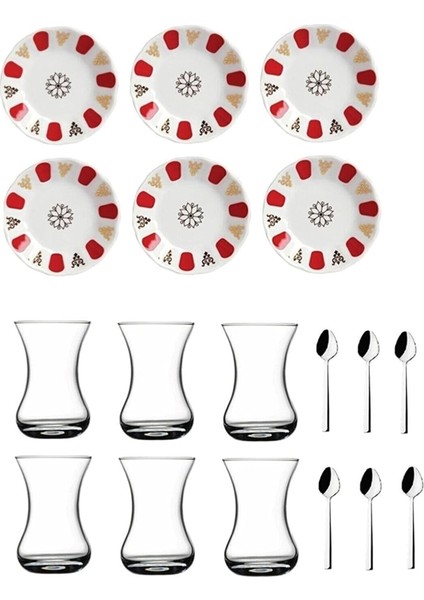 18 Parça Otantik Acem Çay Bardak Seti TYBK3B3J9S6KFERI77