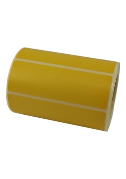 Hazır Al Hızlı Al Sarı Zemin Baskılı Kuşe Etiket 100MM x 30MM Ruloda 500 Adet 40MM Çapında Barkod Yazıcı Etiketi fiyatları