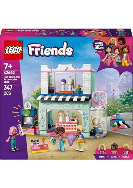 Kuaför ve Aksesuar Mağazası 42662-7 Yaş ve Üzeri Erkek ve Kız Çocukları Için Mini Bebek Içeren Yaratıcı Oyuncak Yapım Seti, Doğum Günü Hediyesi (347 Parça)