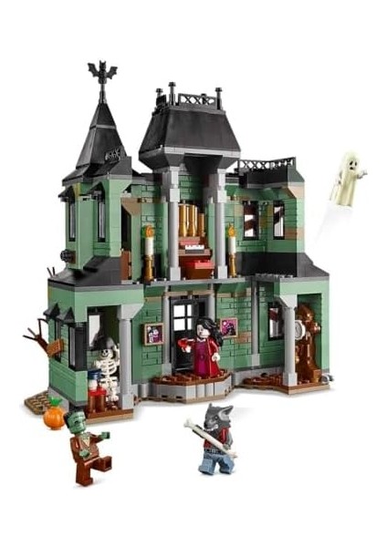 Creator 3'ü 1 Arada Hayaletli Köşk 31167-9 Yaş ve Üzeri Çocuklar Için Gemi Veya Tren Olarak Da Inşa Edilebilen Yaratıcı Oyuncak Yapım Seti, Özel Gün Hediye Fikri (736 Parça)