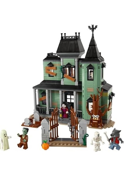 Creator 3'ü 1 Arada Hayaletli Köşk 31167-9 Yaş ve Üzeri Çocuklar Için Gemi Veya Tren Olarak Da Inşa Edilebilen Yaratıcı Oyuncak Yapım Seti, Özel Gün Hediye Fikri (736 Parça) modelleri