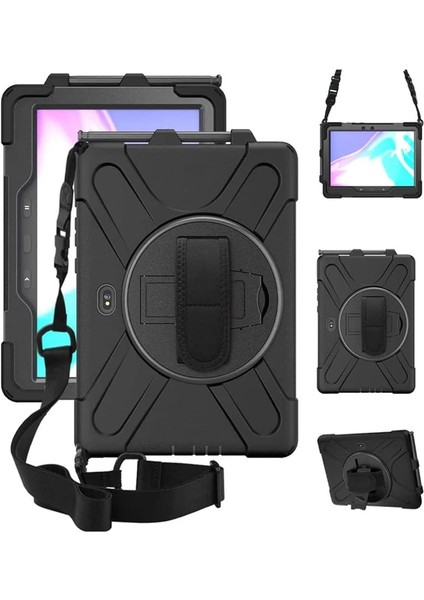 Buğz Newface Samsung Galaxy T638 Tab Active 4 Pro Kılıf Amazing Tablet Kapak - Siyah
