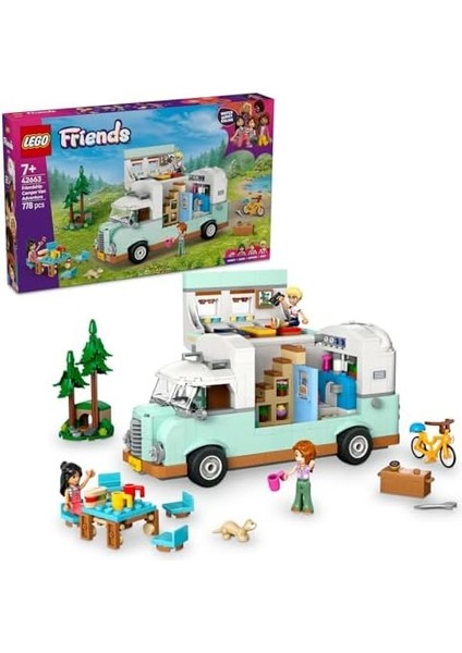 Arkadaşlık Karavan Macerası 42663-7 Yaş ve Üzeri Kız ve Erkek Çocukları Için Mini Bebek Içeren Yaratıcı Oyuncak Yapım Seti, Doğum Günü Hediyesi (778 Parça) fiyatları