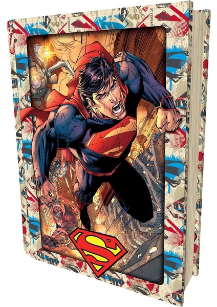 3D - Superman - 300 Parça Puzzle - Metal Kutu modelleri