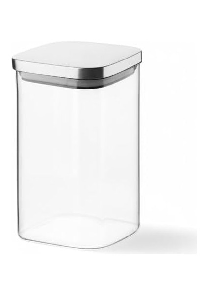 1100ML Sızdırmaz Vakumlu Metal Kapaklı Borosilikat Cam Kavanoz - Hava Geçirmez & Dayanıklı Gıda Saklama Kabı (10CM x 17CM) modelleri