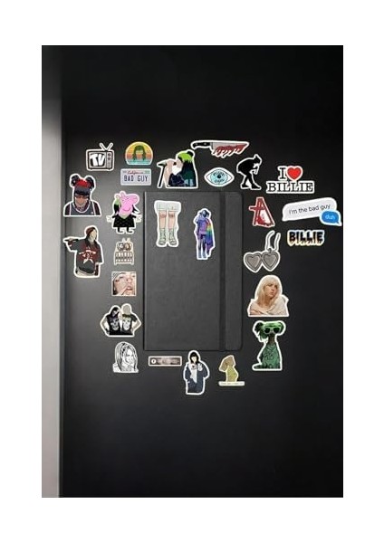 Billie Eilish Paketi/bullet Journal Defter Çıkartma Ajanda Laptop Etiket