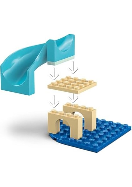 Gabby S Dollhouse Deniz Kızı Gabby Nin Akvaryum Macerası 11204-4 Yaş ve Üzeri Deniz ve Okyanus Seven Çocuklar Için Okyanus Hayvanları Içeren Yaratıcı Oyuncak Yapım Seti, Hediye FIKRI(103 Parça)