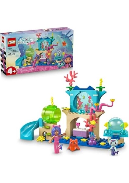 Gabby S Dollhouse Deniz Kızı Gabby Nin Akvaryum Macerası 11204-4 Yaş ve Üzeri Deniz ve Okyanus Seven Çocuklar Için Okyanus Hayvanları Içeren Yaratıcı Oyuncak Yapım Seti, Hediye FIKRI(103 Parça) modelleri