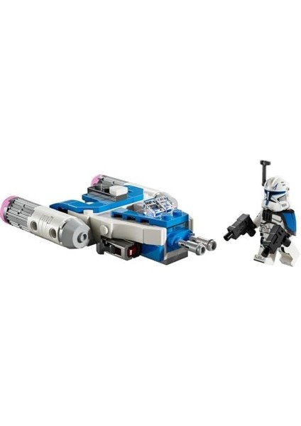: Klon Savaşları Yüzbaşı Rex Y-Wing Mikro Savaşçı 75391 - 6 Yaş ve Üzeri Çocuklar Için Hediye Fikri, 2 Blaster Silahlı Yüzbaşı Rex Karakter Içeren Yaratıcı Oyuncak Yapım Seti (99 Parça)