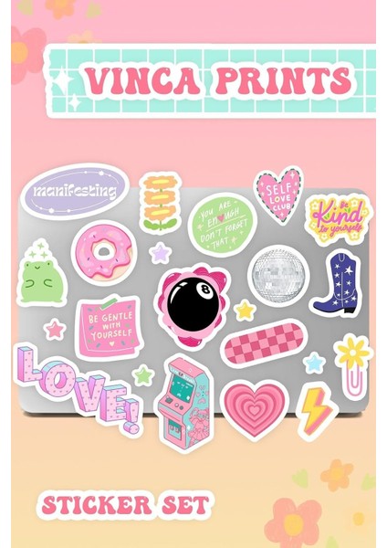 Laptop Seti 22 Adet Notebook Tablet Telefon Ajanda Defter Seti