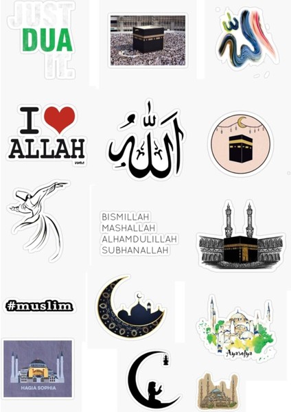 Islamiyet Tasarımlı 15'li Dini Seti fiyatları