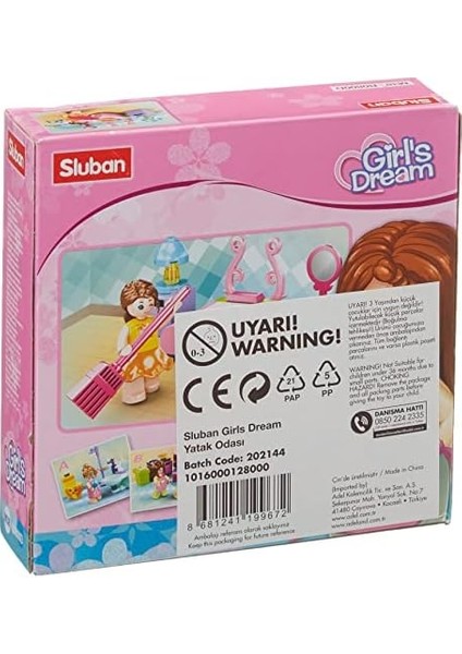 's Yatak Odası, Çok Renkli Yapım Seti, 42 Parça
