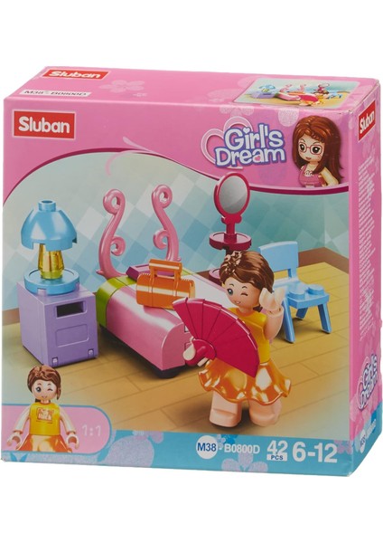 's Yatak Odası, Çok Renkli Yapım Seti, 42 Parça fiyatları