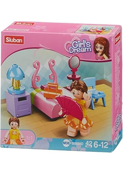 's Yatak Odası, Çok Renkli Yapım Seti, 42 Parça modelleri