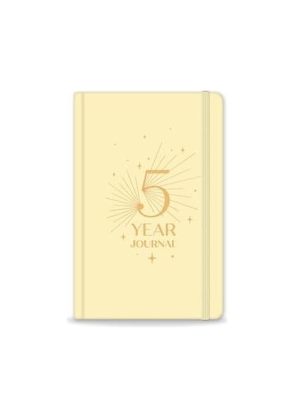 5 Yıllık Süresiz Günlük Ajanda 13X21 - Sarı modelleri
