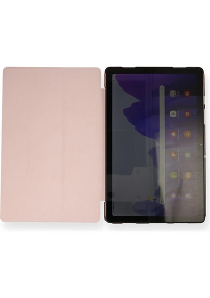 Buğz Samsung Galaxy X200 Tab A8 10.5 Kılıf Tablet Smart Kılıf - Rose Gold modelleri