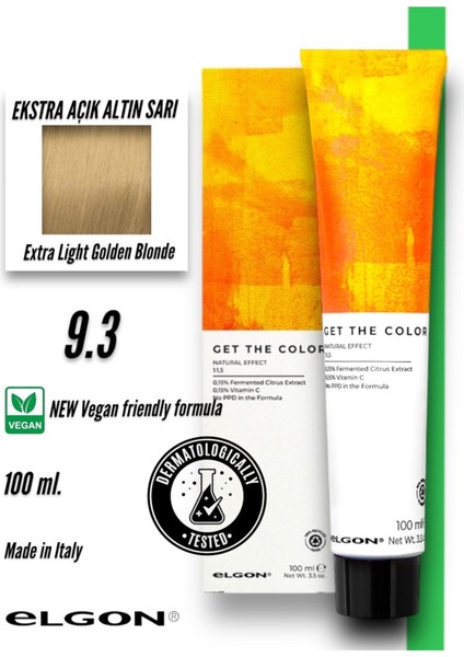 Get The Color 9.3 Profesyonel Saç Boyası (100 Ml.) (Oksidansız)