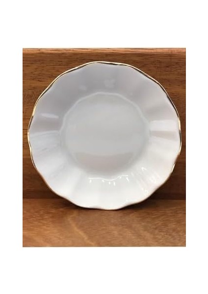 Çay Tabağı 6'lı Sedef Altın Yaldızlı 869292M623V85