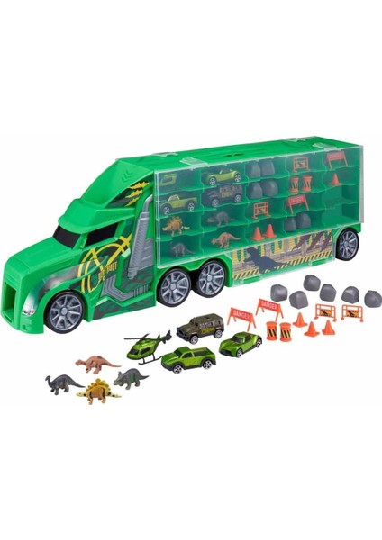 Teamsterz Dino Transporter 4 Araçlı ve 4 Dinozorlu Oyun Seti modelleri