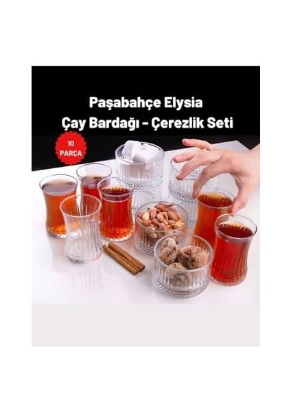 Çay Bardağı Kase Çerezlik Seti STK28785907846