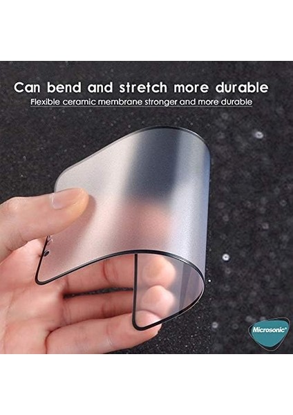 Galaxy A14 Seramik Flexible Ekran Koruyucu Siyah