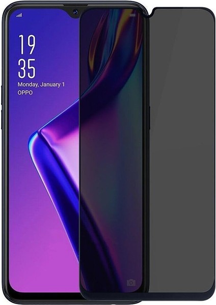 Oppo A5 / A9 2020 Uyumlu Gizlilik Hayalet Ekran Koruyucu - Tam Kaplayan Tamperli Cam, Darbe Dayanıklı, Parmak Izi Önleyici fiyatları