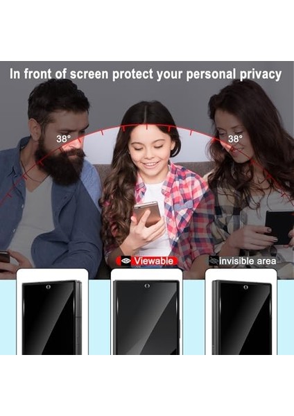 Galaxy Z Fold 7 Ile Uyumlu Hayalet Gizlilik Filtreli Ekran Koruma 0.33MM Incelik Privacy Cam Hayalet 5d Gizlilik Filtreli Galaxy Z Fold 7 ile Uyumlu Ekran Koruyucu