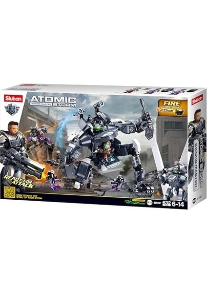 Atomic Storm Savaşçı Yapım Seti, 632 Parça fiyatları