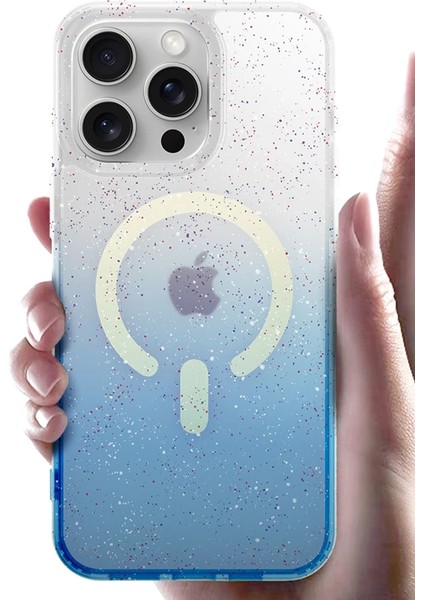 Buğz Apple Iphone 16 Pro Max Pummel Shiny Magsafe Kapak - Mavi fırsatları